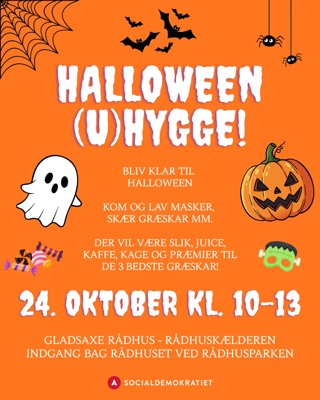 Kom til familievenlig halloween hygge